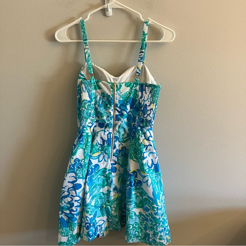 Lilly Pulitzer Rosemarie & Willow Fit And Flare Dress Lined Women’s Size 2 $178 - Picture 2 of 13
